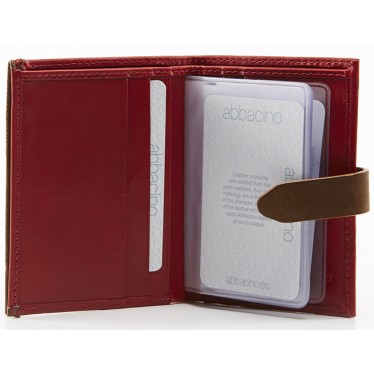 ABBACINO WALLET MONDRAGO color ROJO