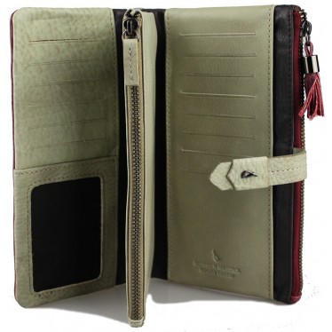ABBACINO WALLET CARLA color BURDEOS