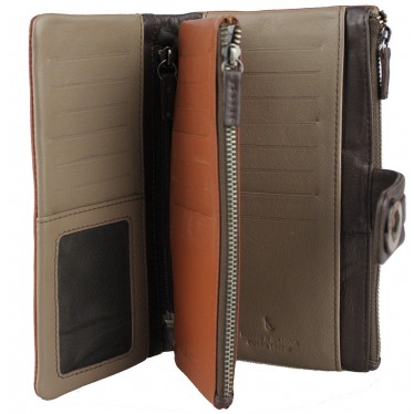 ABBACINO WALLET ALBA color MARRON