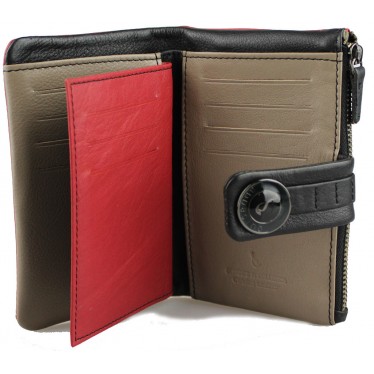 ABBACINO WALLET ALBA color ROJO