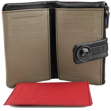 ABBACINO WALLET ALBA color ROJO