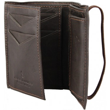 ABBACINO WALLET TIRANT S VERTICAL color BROWN