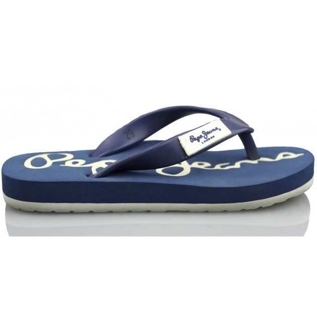 PEPE JEANS JUNIOR FLIP FLOP NAVY color AZUL