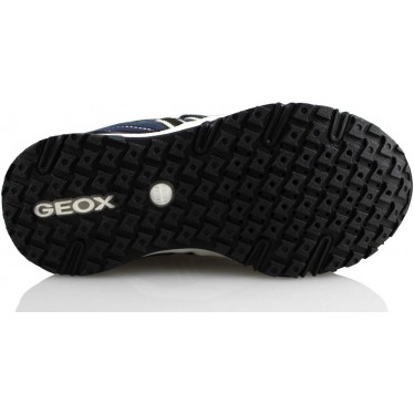 GEOX J BERNIE A TEXT GBK SUEDE color AZUL