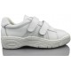 CALZAMEDI DOBLE VELCRO COMODO NIÑO color BLANCO