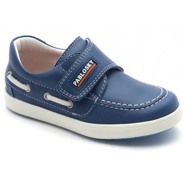 PABLOSKY NAUTICO CASUAL VELCRO NIÑO color AZUL