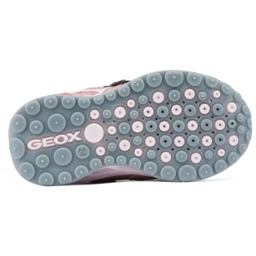 ZAPATILLAS GEOX JR SHUTTLE GIRL  GREY_PINK