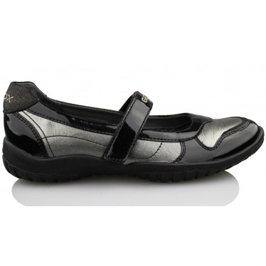 GEOX J SHADOW L LAM color NEGRO
