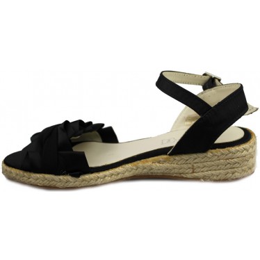 OCA LOCA SANDALIA YUTE RASO color NEGRO