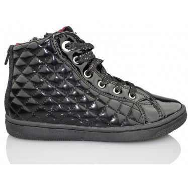GEOX J CREAMY B BOTIN DE NIÑA/MUJER VIEJO color NEGRO