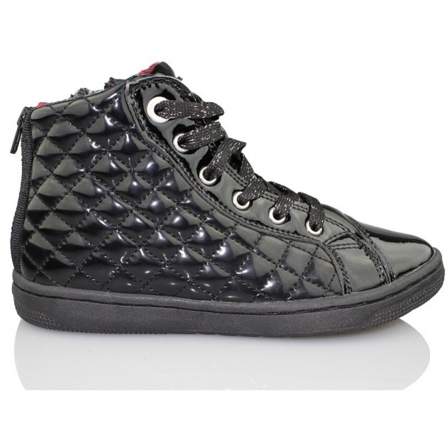 GEOX J CREAMY B BOTIN DE NIÑA/MUJER VIEJO color NEGRO