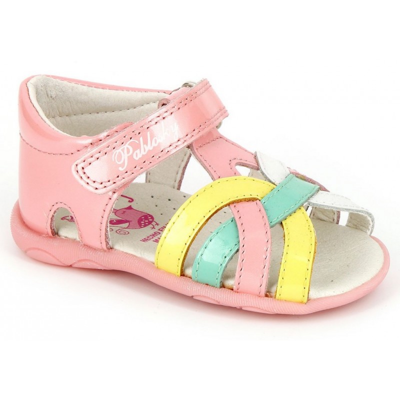 PABLOSKY SANDALIAS DE BEBE color ROSA