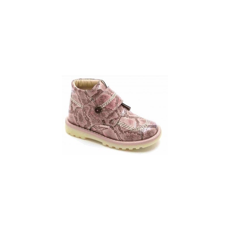 PABLOSKY NIÑA VELCRO BOTA color ROSA