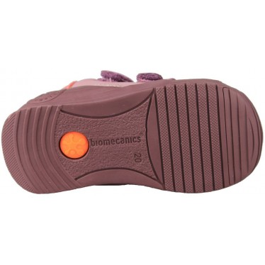 BIOMECANICS ZAPATO BEBE DOBLE VELCRO JUNGLE  MALVA