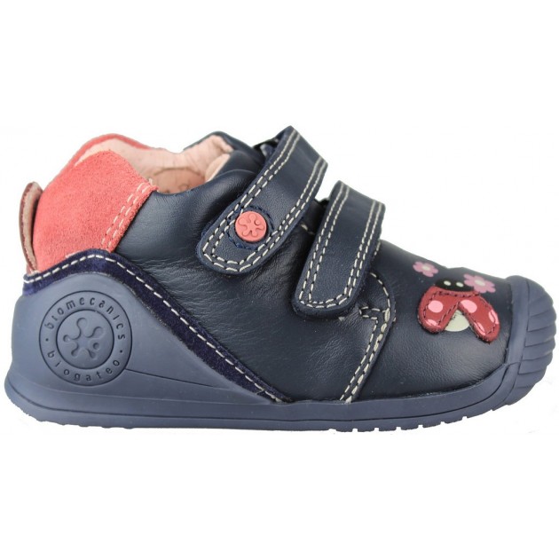 BIOMECANICS ZAPATO BEBE DOBLE VELCRO JUNGLE MARINO
