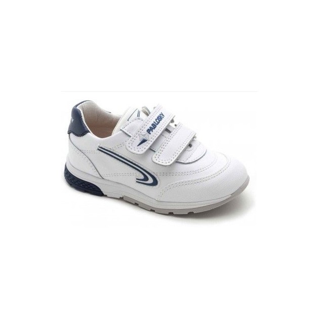 PABLOSKY DEPORTIVA CHICO VELCRO SPORT color BLANCO