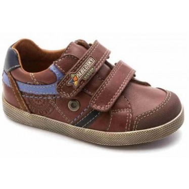 PABLOSKY ZAPATILLA DOBLE VELCRO CASUAL color MARRON