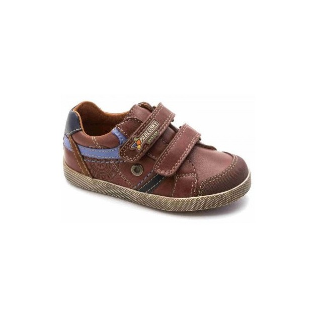 PABLOSKY ZAPATILLA DOBLE VELCRO CASUAL color MARRON