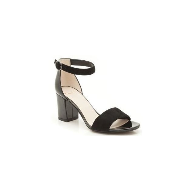 CLARKS SUSIE DEVA BLACK COMBI SUEDE color BLACK