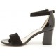 CLARKS SUSIE DEVA BLACK COMBI SUEDE color BLACK
