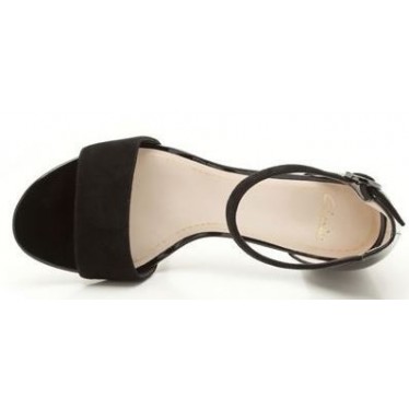 CLARKS SUSIE DEVA BLACK COMBI SUEDE color BLACK
