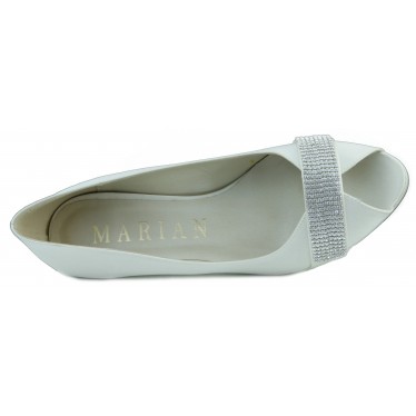 MARIAN ZAPATO BLANCO TACON BAJO COMODO color BLANCO