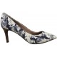 ROCKPORT ZAPATO TACON FLORES color AZUL