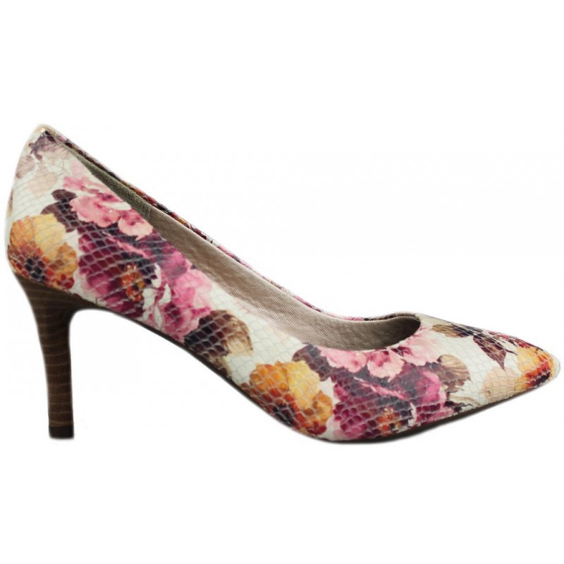 ROCKPORT ZAPATO TACON FLORES color ROSA
