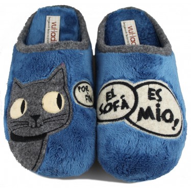 VULLADI GATO SOFA color AZUL
