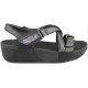 FITFLOP THE SKINNY SANDAL color NEGRO