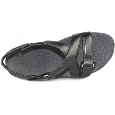 FITFLOP THE SKINNY SANDAL color NEGRO