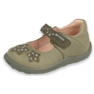 GARVALIN BAILARINA BEBE VELCRO color GRIS