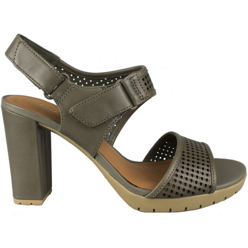CLARKS PASTINA ESTATE SANDALIA COMODA color VERDE