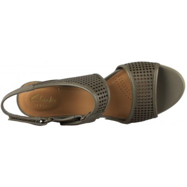 CLARKS PASTINA ESTATE SANDALIA COMODA color VERDE