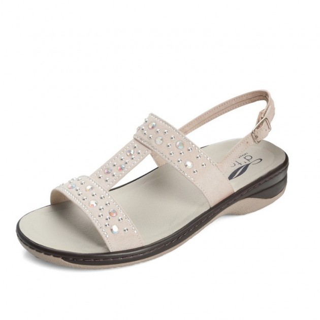 DTORRES CALVIA SANDALIA ANATOMICA color BEIGE