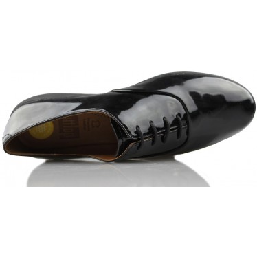 FITFLOP F-POP OXFORD ZAPATO MUJER COMODO color NEGRO
