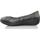 FITFLOP BALLERINA PIEL BAILARINA COMODA DE MUJER color NEGRO