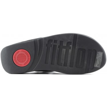 FITFLOP FLARE BLACK TWET W color NEGRO