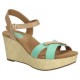 CLARKS CASLYNN REGINA SANDALIA COMODISIMA W color GREEN