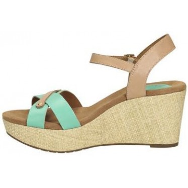 CLARKS CASLYNN REGINA SANDALIA COMODISIMA W color GREEN