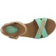 CLARKS CASLYNN REGINA SANDALIA COMODISIMA W color GREEN