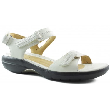 CLARKS UN GALLEON COTTON SANDALIA MUJER COMODA color BLANCO