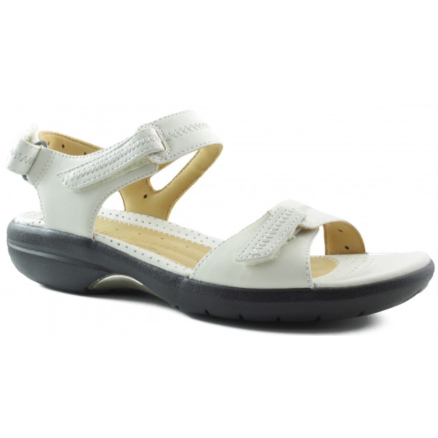 CLARKS UN GALLEON COTTON SANDALIA MUJER COMODA color BLANCO
