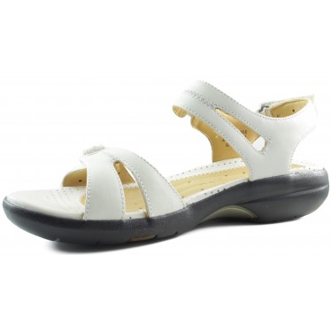 CLARKS UN GALLEON COTTON SANDALIA MUJER COMODA color BLANCO