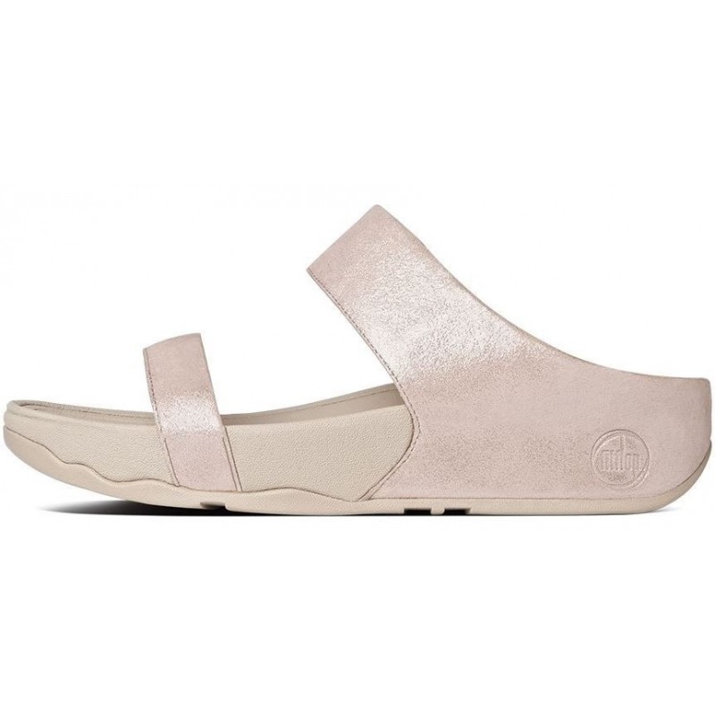 Lulu FITFLOP miroitement daim diaporama  ROSA