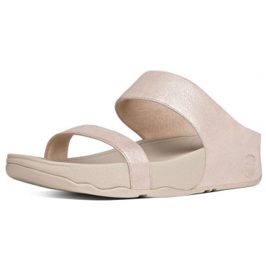 Lulu FITFLOP miroitement daim diaporama  ROSA