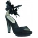 Café Noir sandales à talons robe.  NEGRO