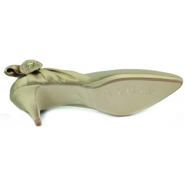 MARIAN partie soulier de satin femme  DORADO