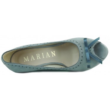 MARIAN chaussure confortable talon nubuck  AZUL