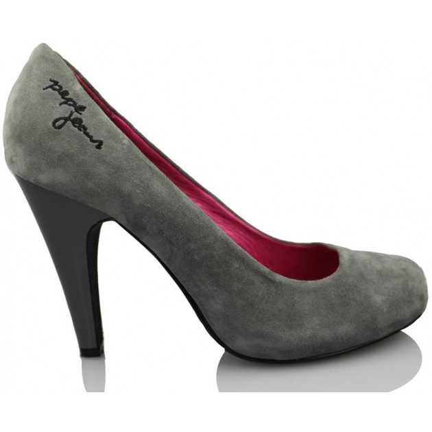 PEPE JEANS jeunes chaussures à talons GRIS